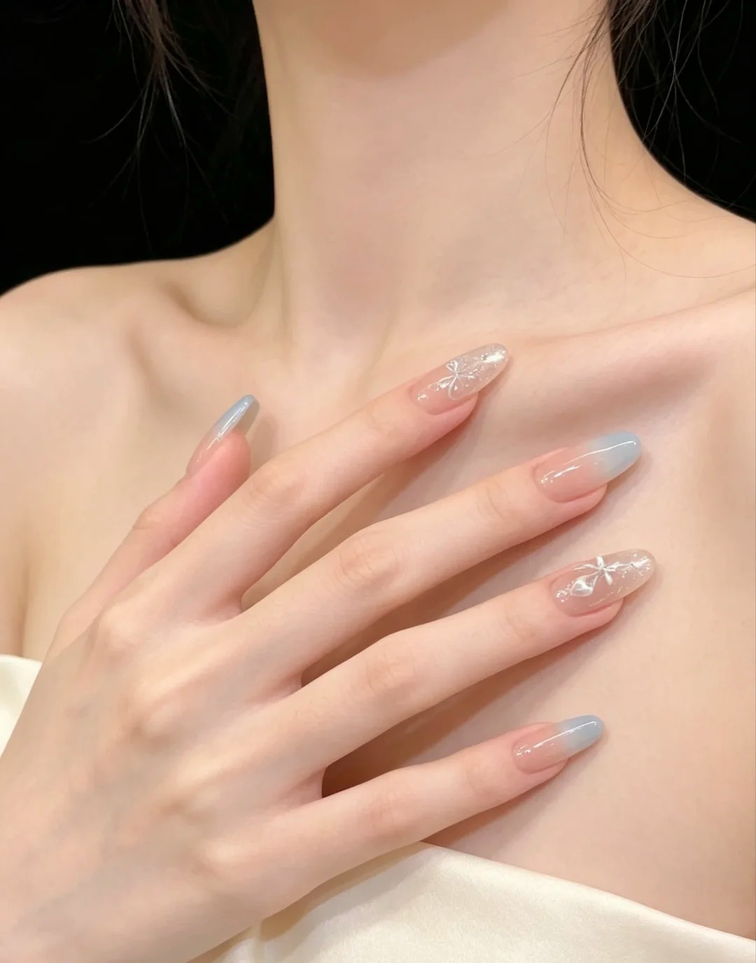 French Tip Coral Glazed – A foto de verão mais versátil